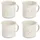 Zeller Tasse 0,32 l Weiß 4 St.