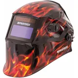 Proteco-Werkzeug® P800E Flame Automatik Schweißhelm inkl 10 Ersatzgläser Solar Schweisshelm Schweissmaske Schweißschild Automatikhelm