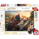 Schmidt Spiele 58428 - Thomas Kinkade, Wizarding World, Harry Potter Hogwarts Express, 1000 Teile
