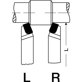 Wilke Drehmeissel HM DIN4971 rechts 16x16x110mm P25/30