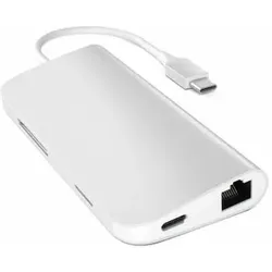 Satechi USB-C Hub Multi-Port Adapter 4K Silber