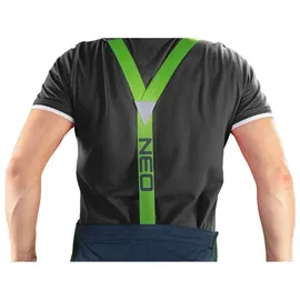 Topex Premium Arbeitslatzhose mit reflektierenden Elementen, Cordura Verstärkung S