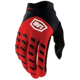 100% Airmatic Youth Gloves rot schwarz S