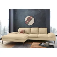 W.Schillig Ecksofa »enjoy&MORE«, Sitztiefenverstellung, Füße bronze pulverbeschichtet, Breite 310 cm beige