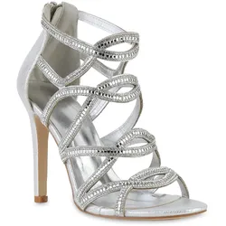 Damen High Heels in Silber