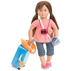 Our Generation Puppen Accessoires-Set Koffer Set blau bunt