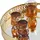 Marrakesch Orient & Mediterran Interior Spiegeltablett Serviertablett Deko Tablett Rund Nikita Gold