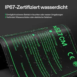 VIVOSUN Anzucht-Heizmatte mit digitalem Dual-Display-Thermostat, 25x53 cm