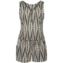 LASCANA Overall Damen schwarz-sand-bedruckt Gr.42