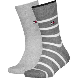 Tommy Hilfiger TH KIDS SOCK BRETON STRIPE Socken 2 Paar Schwarz 35-38