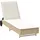 vidaXL Sonnenliege 200 x 70 x 30 cm Beige