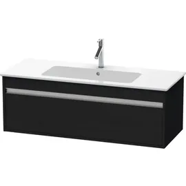 Duravit Waschtischunterschrank 1 Auszug 120 x 41 x 47,5 cm Eiche Schwarz Matt
