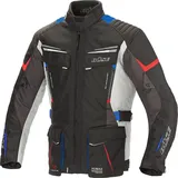 BÜSE Lago Pro Textiljacke Schwarz/Rot/Blau 3XL