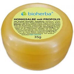 Honigsalbe mit Propolis 10% Propolis Hautsalbe 35 g