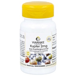 Kupfer 2 mg aus Kupfergluconat Tabletten
