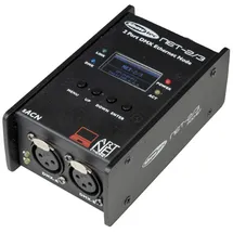 Showtec NET-2/3 POCKET Artnet-Node mit 2 Kanälen, XLR, 3-polig