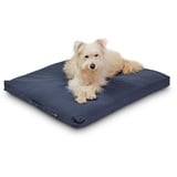 LOOPdogs Hundekorb HUNDELOUNGE - rechteckiges Hundekissen blau 100 cm