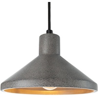 Paco Home Pendelleuchte »SUBORBIA«, 1 flammig-flammig, LED, E27, Lampe Für Wohnzimmer Esszimmer Küche, Höhenverstellbar, grau