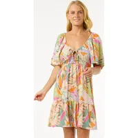 Rip Curl Cala Vadella Mini Kurzes Kurzarmkleid - Multi