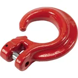 POSAMO Schlinghaken DIN EN1677-2 verg.Stahl Rot 8 mm 1 Stück