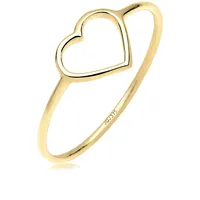 ELLI PREMIUM Ring Herz goldgelb 54