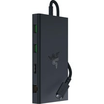 Razer USB-C Dock - Schwarz - 4K, 2xUSB-C, 4xUSB-A, Ethernet, HDMI, 3,5mm Klinke