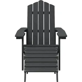 vidaXL Adirondack-Gartenstuhl 83 x 92 x 83 cm weiß 2 St.