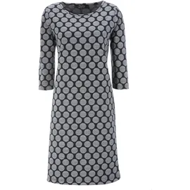 Aniston SELECTED Jerseykleid Punkte & Streifen Blau/Grau 48