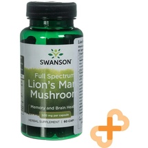 Swanson Lion's Mane Mushroom, 500mg 60 Kapseln