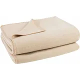 Zoeppritz Soft-Fleece Decke 180 x 220 cm cream