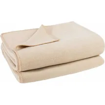 Zoeppritz Soft-Fleece Decke 180 x 220 cm cream