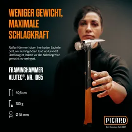Picard Framing-Hammer AluTec Nr. 1095 780 g