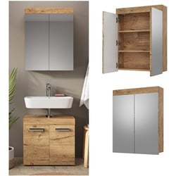Vicco Spiegelschrank Badspiegel Wandspiegel Luna Spiegel Badezimmer Badschrank