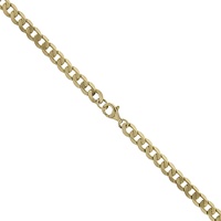 F Collier 333/- Gold Diamantiert (Größe: 60Cm), 60cm