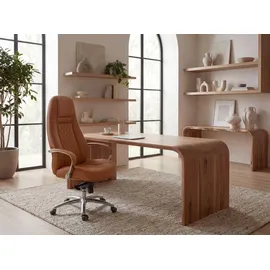 FineBuy Austin Echtleder Caramel