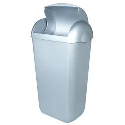 PlastiQline Hygienebehälter Kunststoff Edelstahl Optik