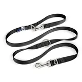 Curli Verstellbare Leine Nylon Black L