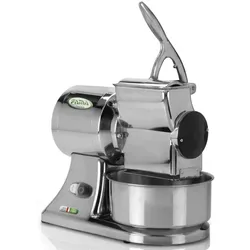 FAMA GS - Professionelle elektrische Käsereibe - Gehäuse aus poliertem Aluminium - Dreiphasig - 400V / 1 PS