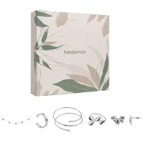 Heideman Schmuck-Adventskalender Summerbox Paris silberfarben, Schmuckset mehrteilig Schmuck für Frauen - 5 Schmuckstücke silberfarben