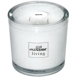 Duftkerze 3-Docht WHITE