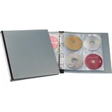 Durable CD / DVD Album 96 schwarz / silber