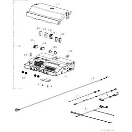Bosch Wohnungsstation F8001 35 S ungemischt, Aufputz, 35kW,