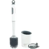 Wenko WC-Garnitur mit Reinigungsmittel-Spender 2in1 Badaccessoire Weiß
