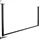 CLP Fenton Kleiderständer 120x60x7 schwarz