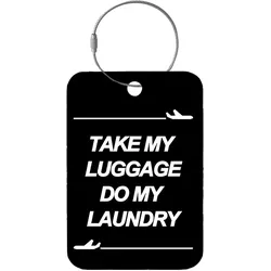 Tag-It Gepäckanhänger 9 cm - Take My Luggage - Schwarz