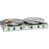 Elektrische runde Doppel Crêpe-Pfannkuchenpfanne - FIMAR CRP42 ø 40 cm