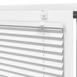 vidaXL Plissee Weiß 85x100 cm Stoffbreite 84,4 cm Polyester