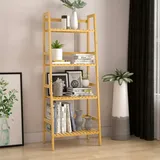 CASARIA Standregal Bambus 4 Etagen