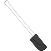 Metaltex Teigschaber, Silikon mit Edelstahlgriff, 29cm