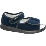 Fischer Ortho, Unisex Flache Hausschuhe offen, Blau (marine 521), N13950, 47 EU
